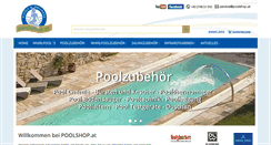 Desktop Screenshot of poolshop.at