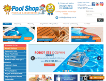 Tablet Screenshot of poolshop.com.br